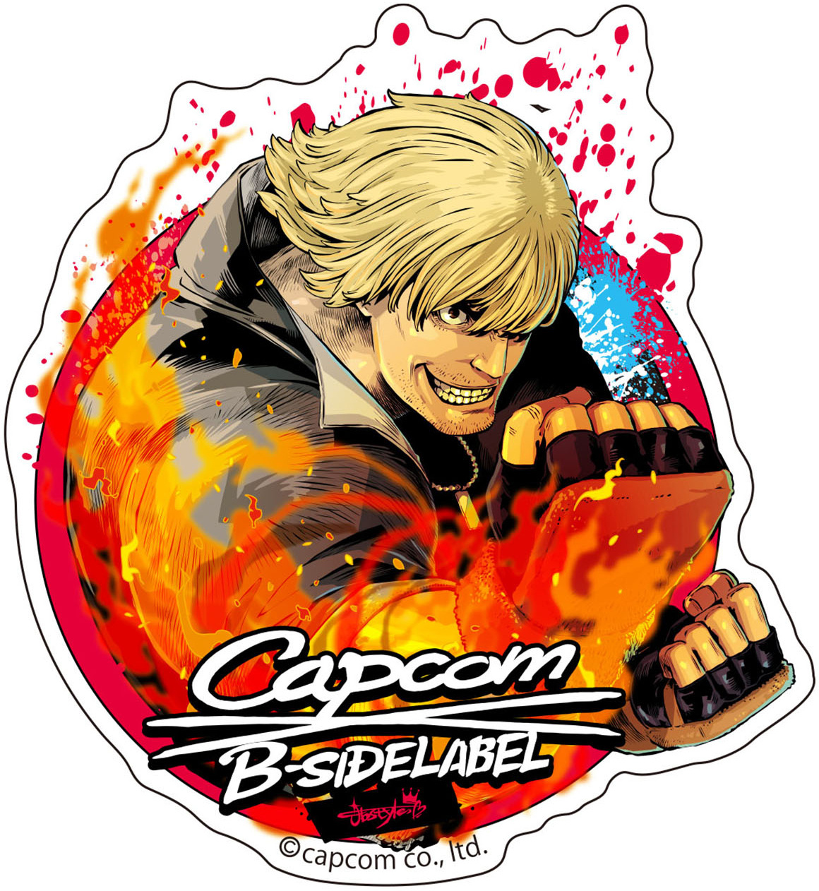 Autocollant CAPCOM x B-SIDE Sticker Street Fighter 6 Par Capcom - Ken
