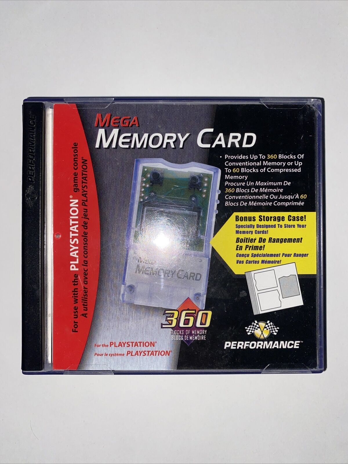 Méga Carte Mémoire Pour PS1 / Par Performance