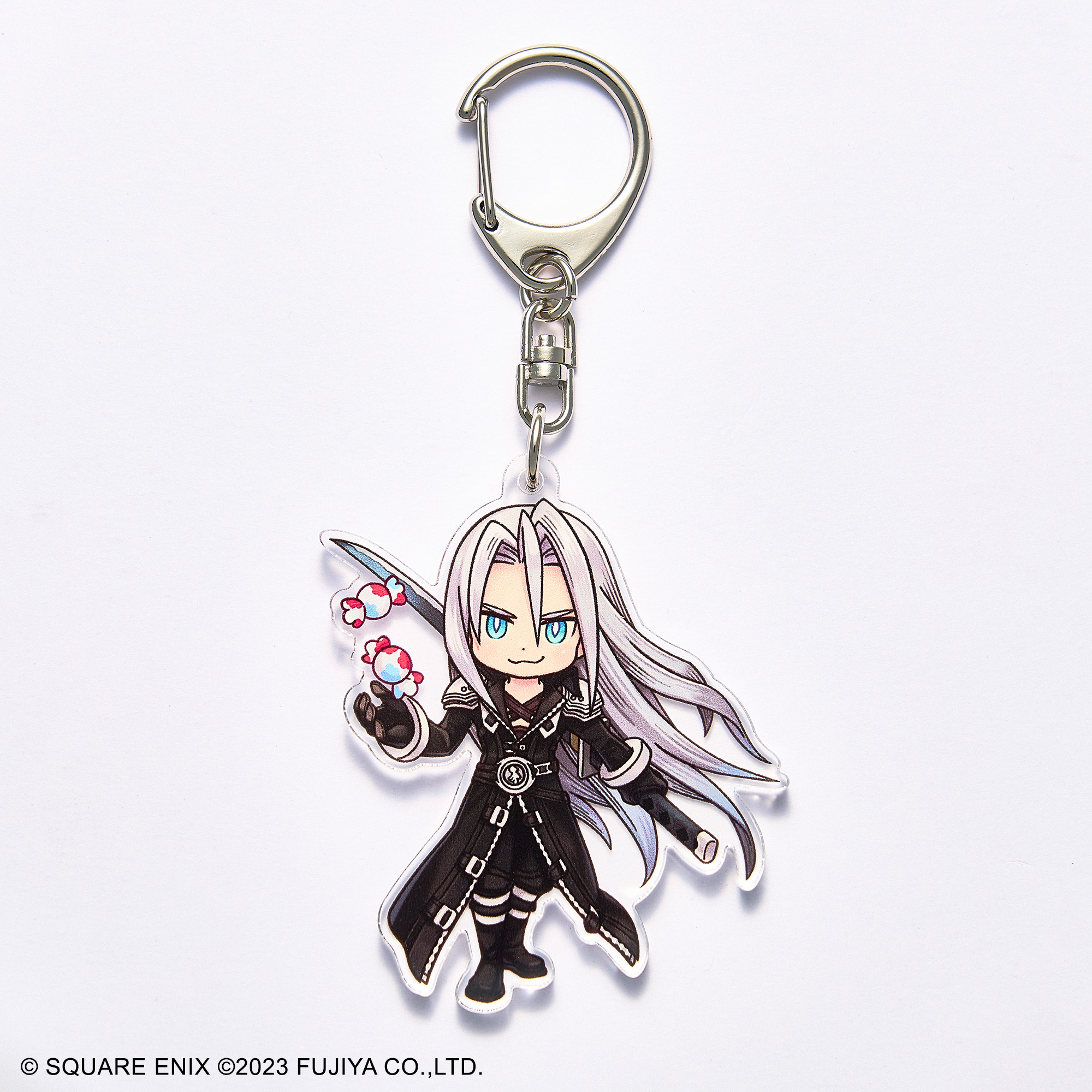 Porte-Clé En Acrylique Final Fantasy Vii EVER CRISIS x Peko And Poyo Par Square Enix - Sephiroth
