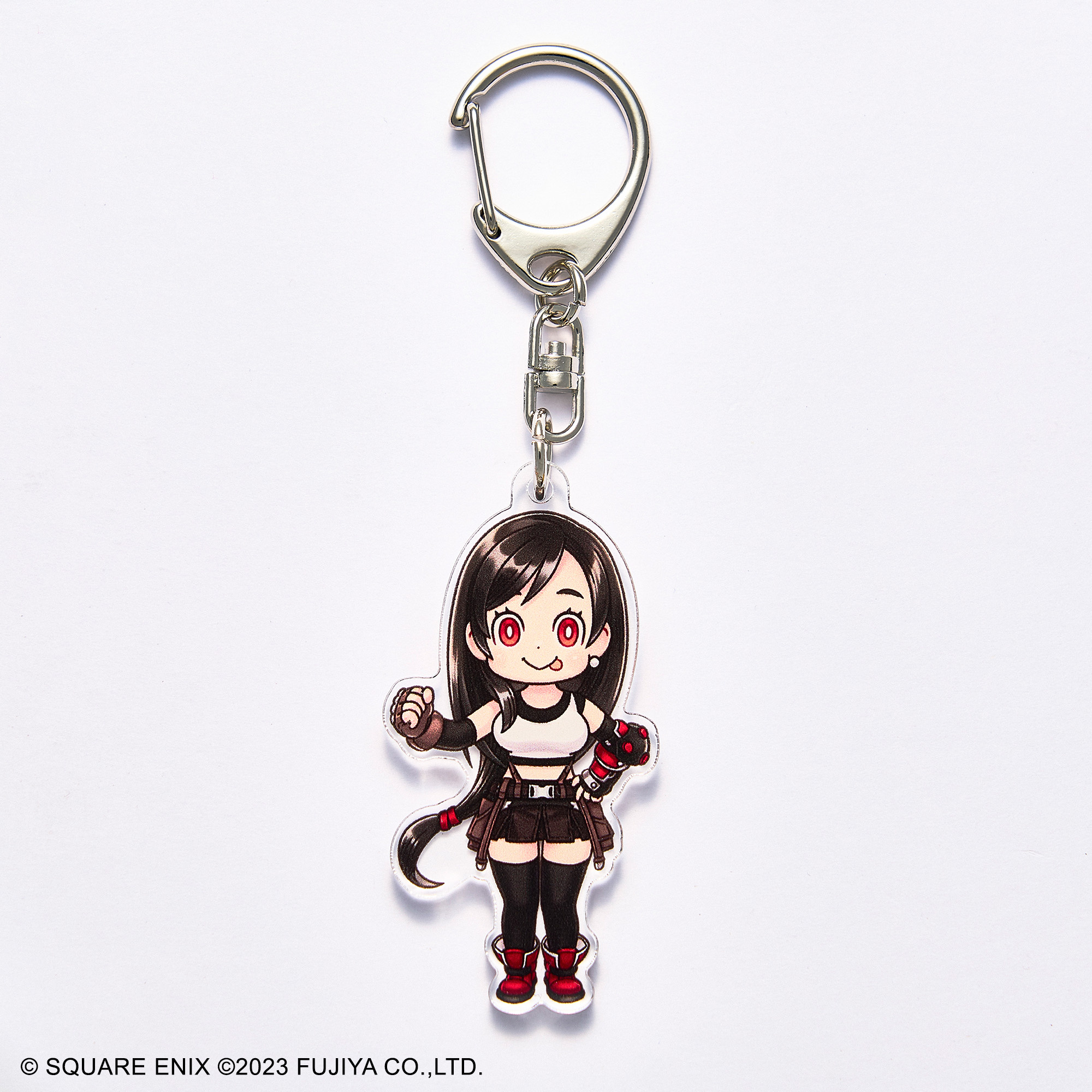Porte-Clé En Acrylique Final Fantasy Vii EVER CRISIS x Peko And Poyo Par Square Enix - Tifa