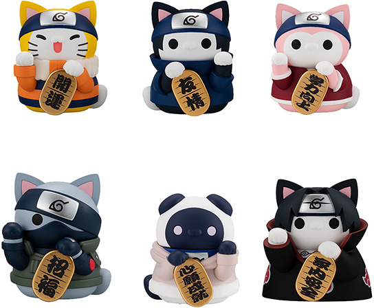 Boîte Mystère Mega Cat Project Naruto Nyaruto! Maneki Neko Fortune Par MegaHouse