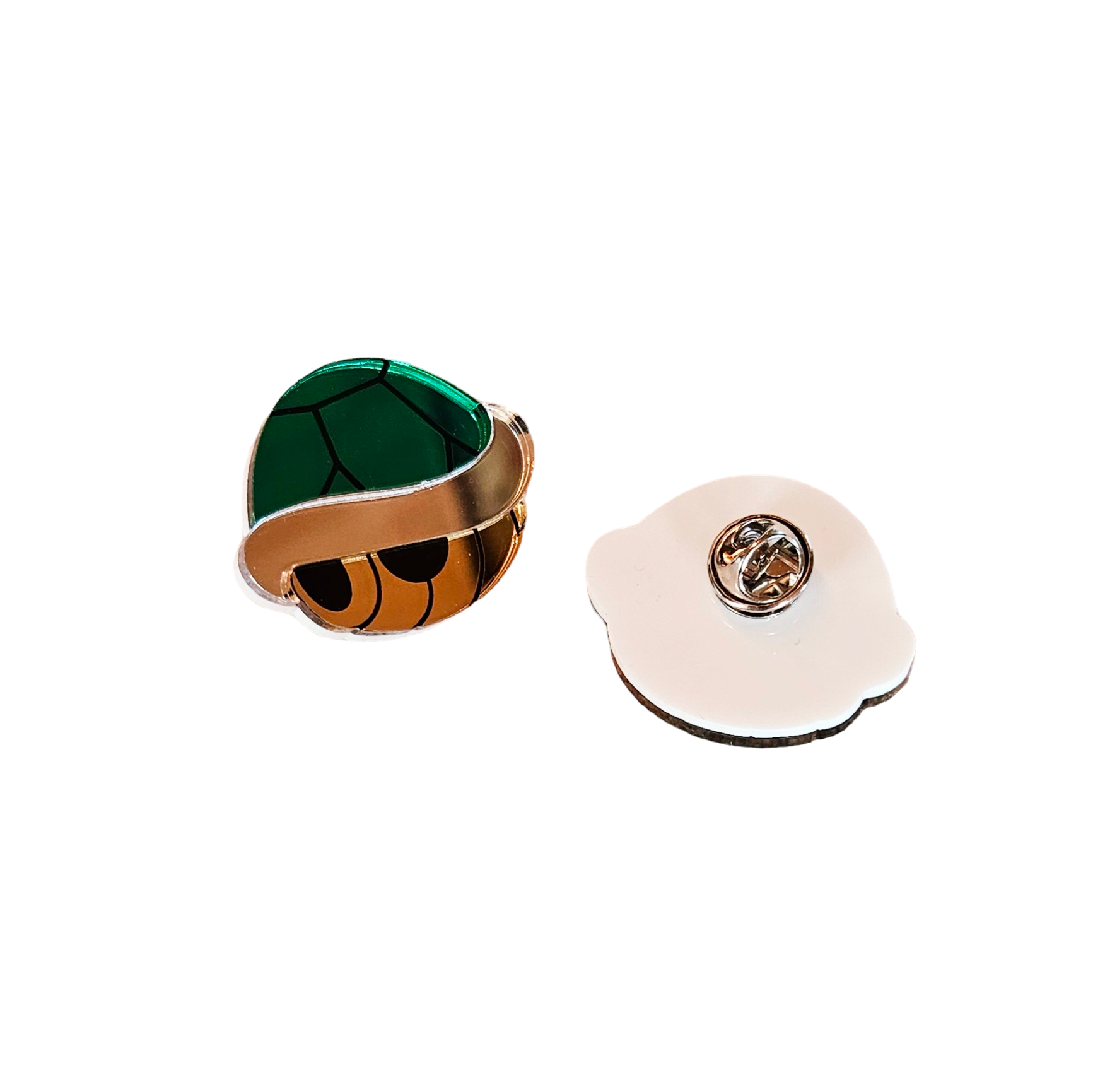 Épinglette (Pin) Super Mario Par Chinook Crafts - Carapace Verte