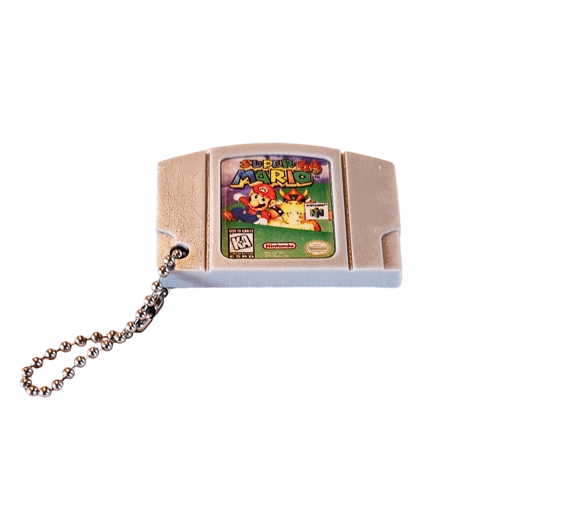 Porte-Clé Mini-Cartouche de N64 Par Chinook Crafts - Super Mario 64
