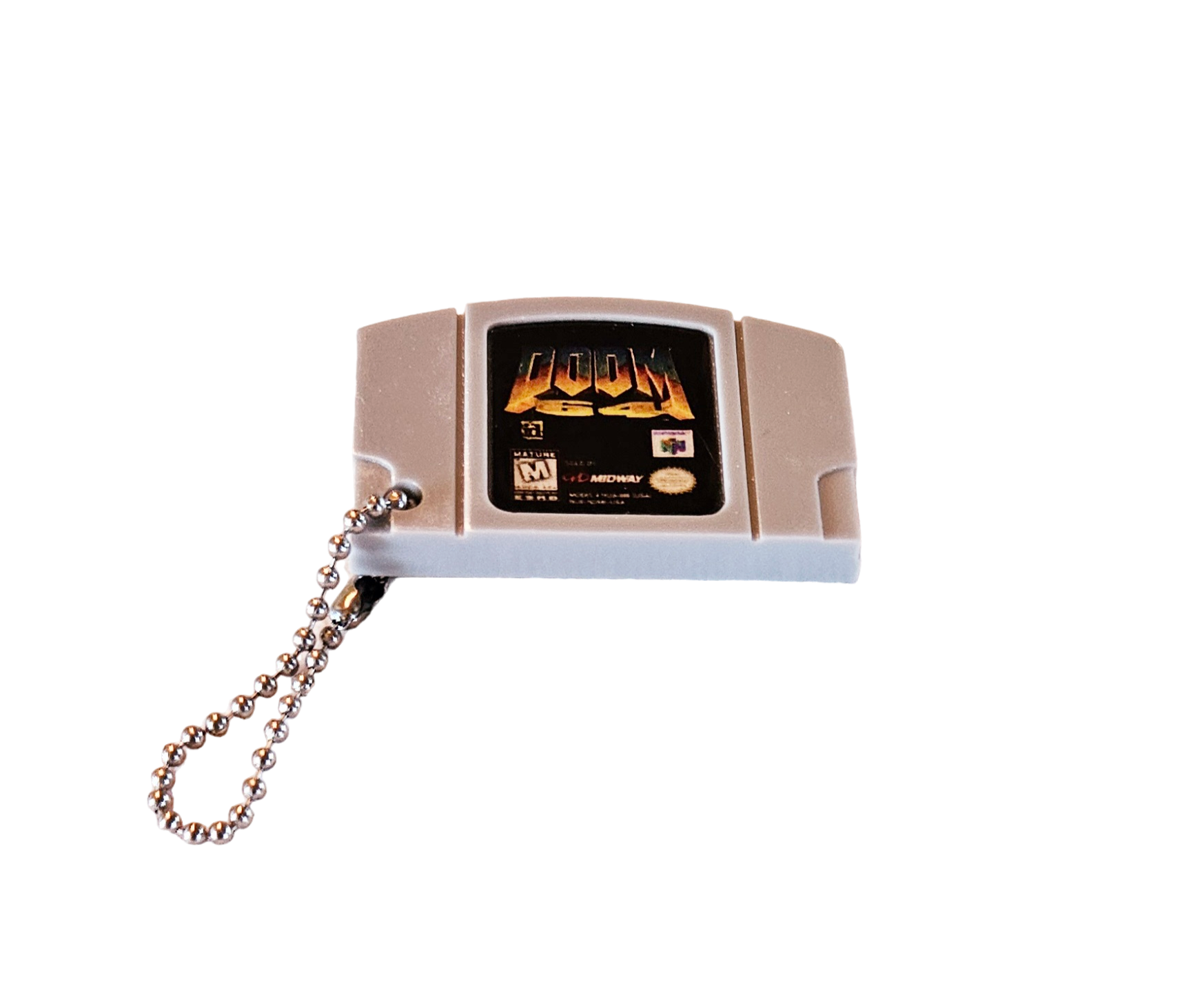 Porte-Clé Mini-Cartouche de N64 Par Chinook Crafts - Doom 64