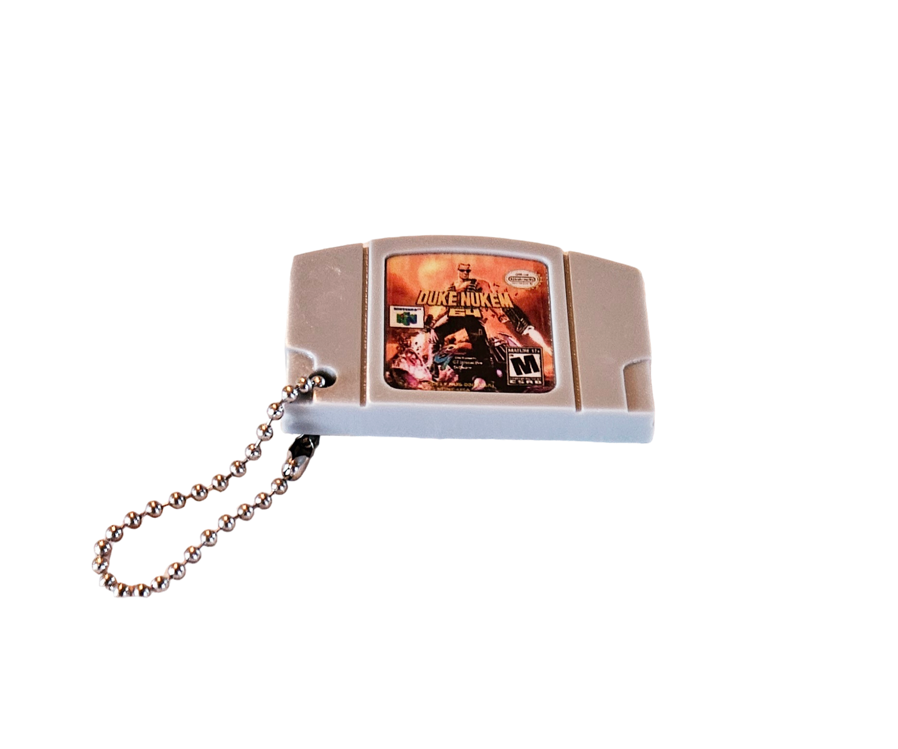 Porte-Clé Mini-Cartouche de N64 Par Chinook Crafts - Duke Nukem