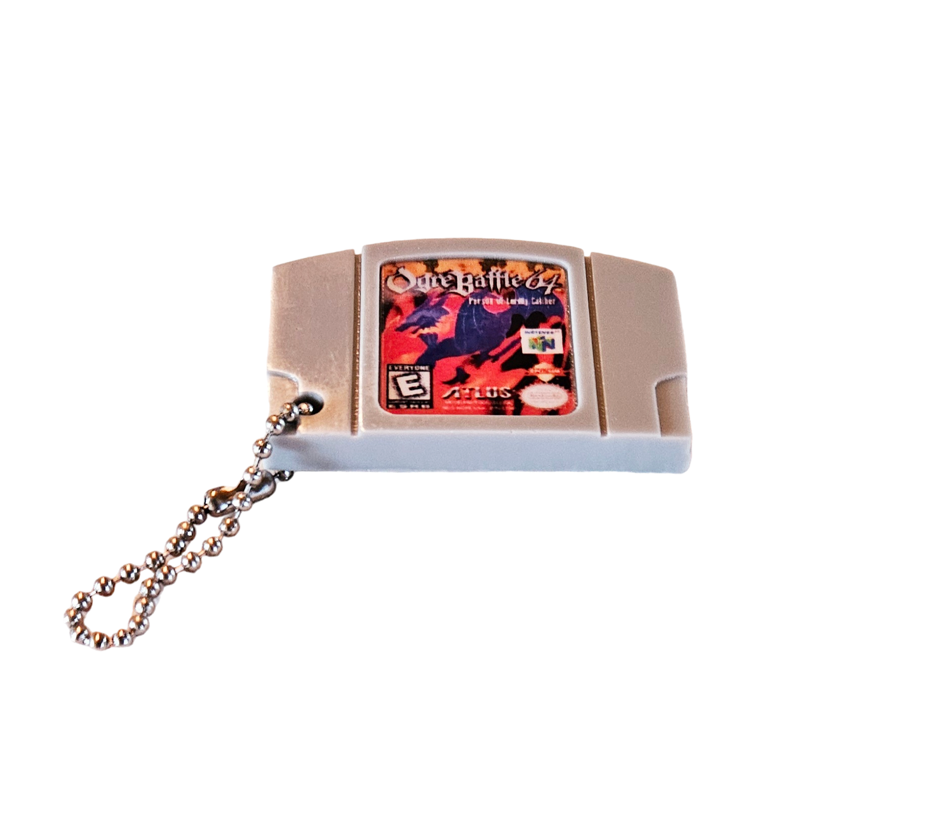 Porte-Clé Mini-Cartouche de N64 Par Chinook Crafts - Ogre Battle 64