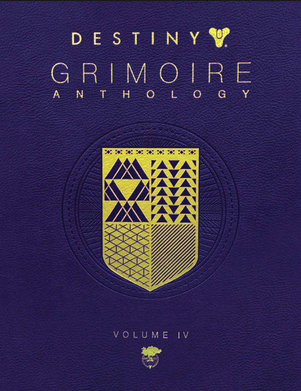 Artbook Destiny Grimoire Anthology Volume 4 Hardcover Par Bungie