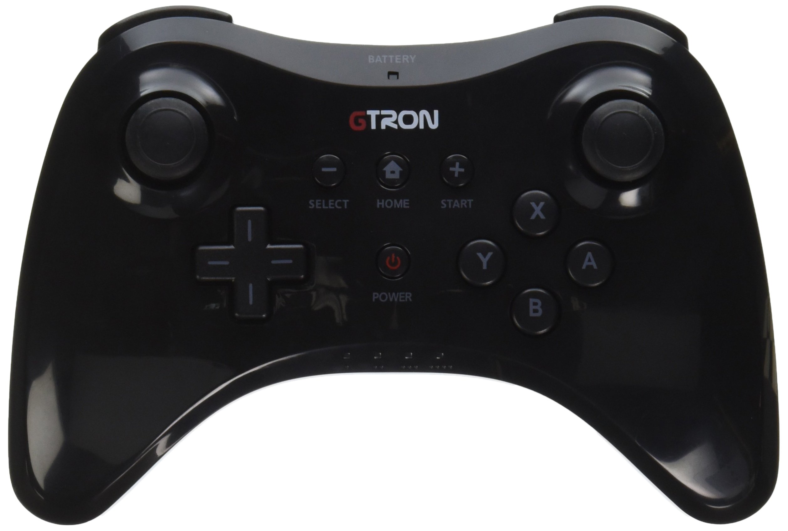 Manette Pro Controller Pour Wii U Par Gtron - Noire