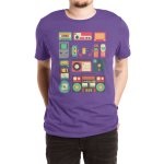 T-Shirt Threadless - Retro Technology (Mauve)