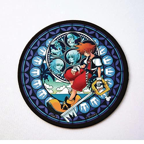 Petit Tapis De Souris Rond Kingdom Hearts Par Square Enix 20 CM Diamètre