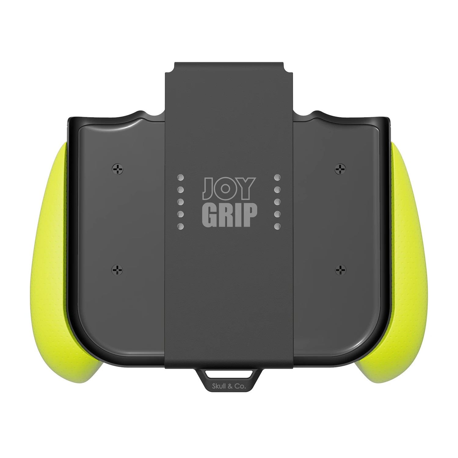 Charge And Play Controller Grip Pour Nintendo Switch Par Skull & Co - Vert Et Jaune