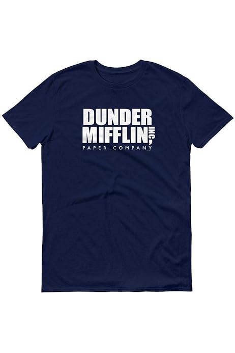 T-Shirt The Office Par Bioworld - Dunder Mifflin Logo
