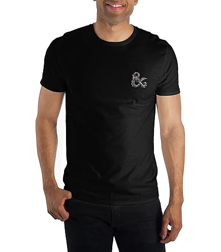 T-Shirt Dungeons And Dragons Par Bioworld - Logo X Dragon
