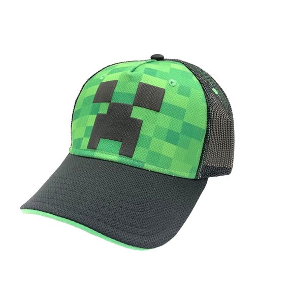 Casquette Pour Enfant Minecraft Par Bioworld - Visage Creeper