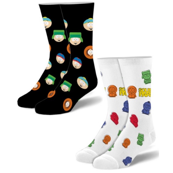 Ensemble De 2 Paires De Chaussettes Par Odd Sox - South Park