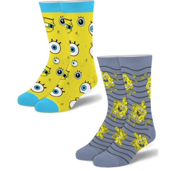 Ensemble De 2 Paires De Chaussettes Par Odd Sox - SpongeBob