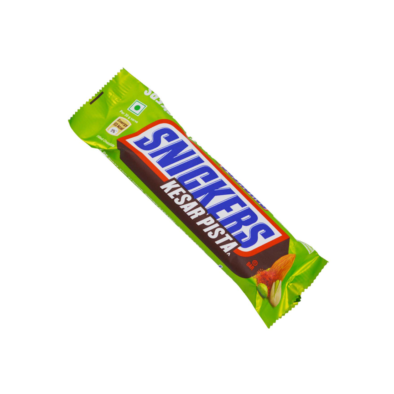 Tablette De Chocolat Snickers Par Mars (India) - Kesar Pista (Safran et Pistaches) 42G