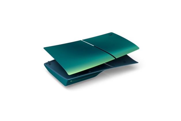 Façade / Cover Pour PS5 / Playstation 5 (Slime)  Officielle Sony - Bleu Sarcelle / Chroma Teal