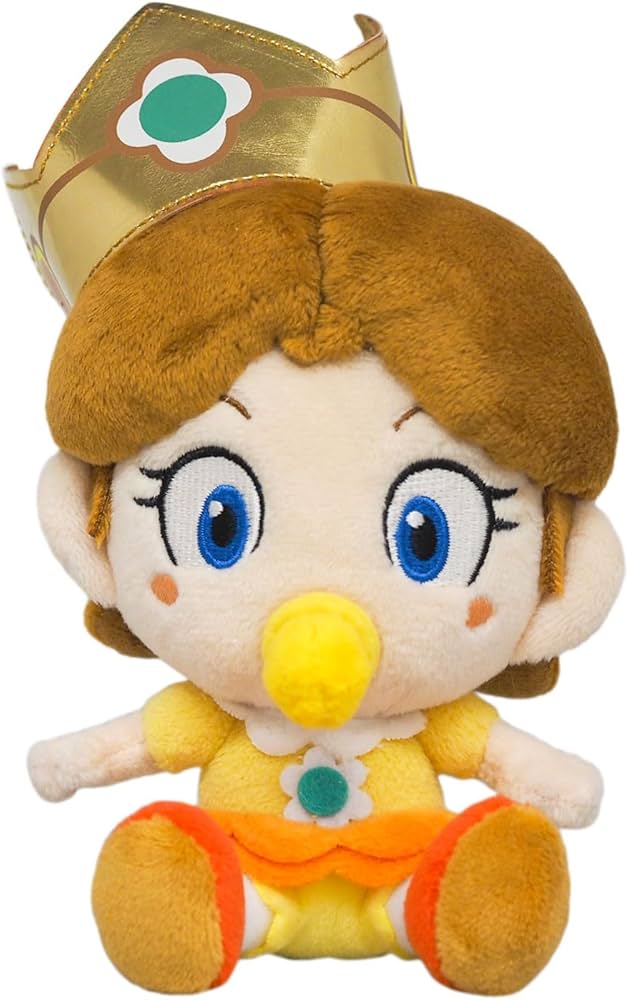 Toutou Super Mario Par Sanei - Baby Daisy 15 CM