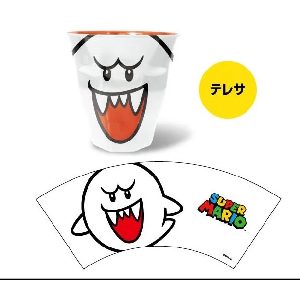Verre En Mélamine Super Mario Par Bandai - Boo