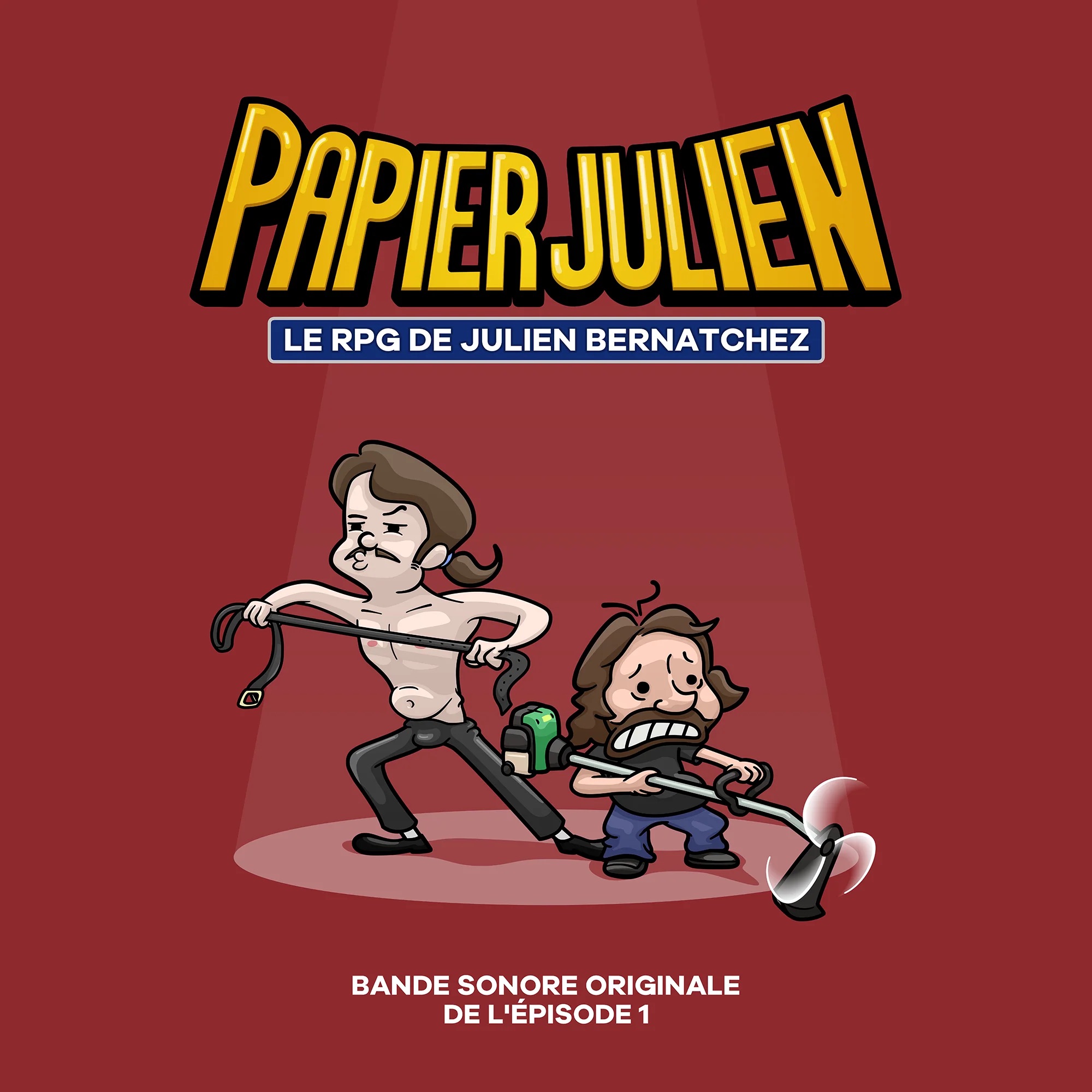Disque Vinyle Papier Julien Le RPG de Julien Bernatchez Bande Sonore De L'Episode 1 Par Le 33-45