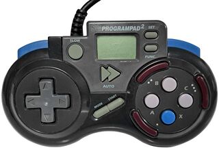 Manette Programpad 2 Pour Sega Genesis Par SG - Noire