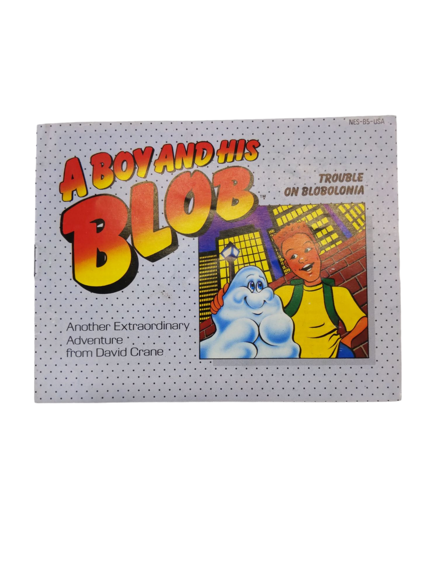 Livret NES-B5-USA A Boy and His Blob Trouble On Blobolonia NES