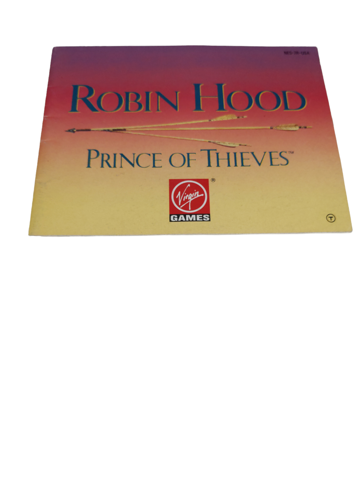Livret NES-7R-USA Robin Hood Prince Of Thieves NES