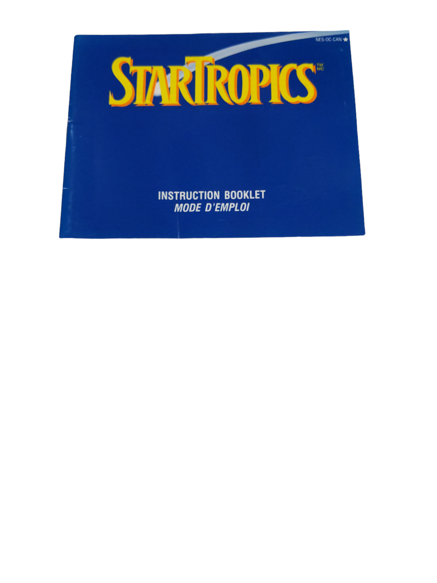 Livret NES-0C-USA Startropics NES