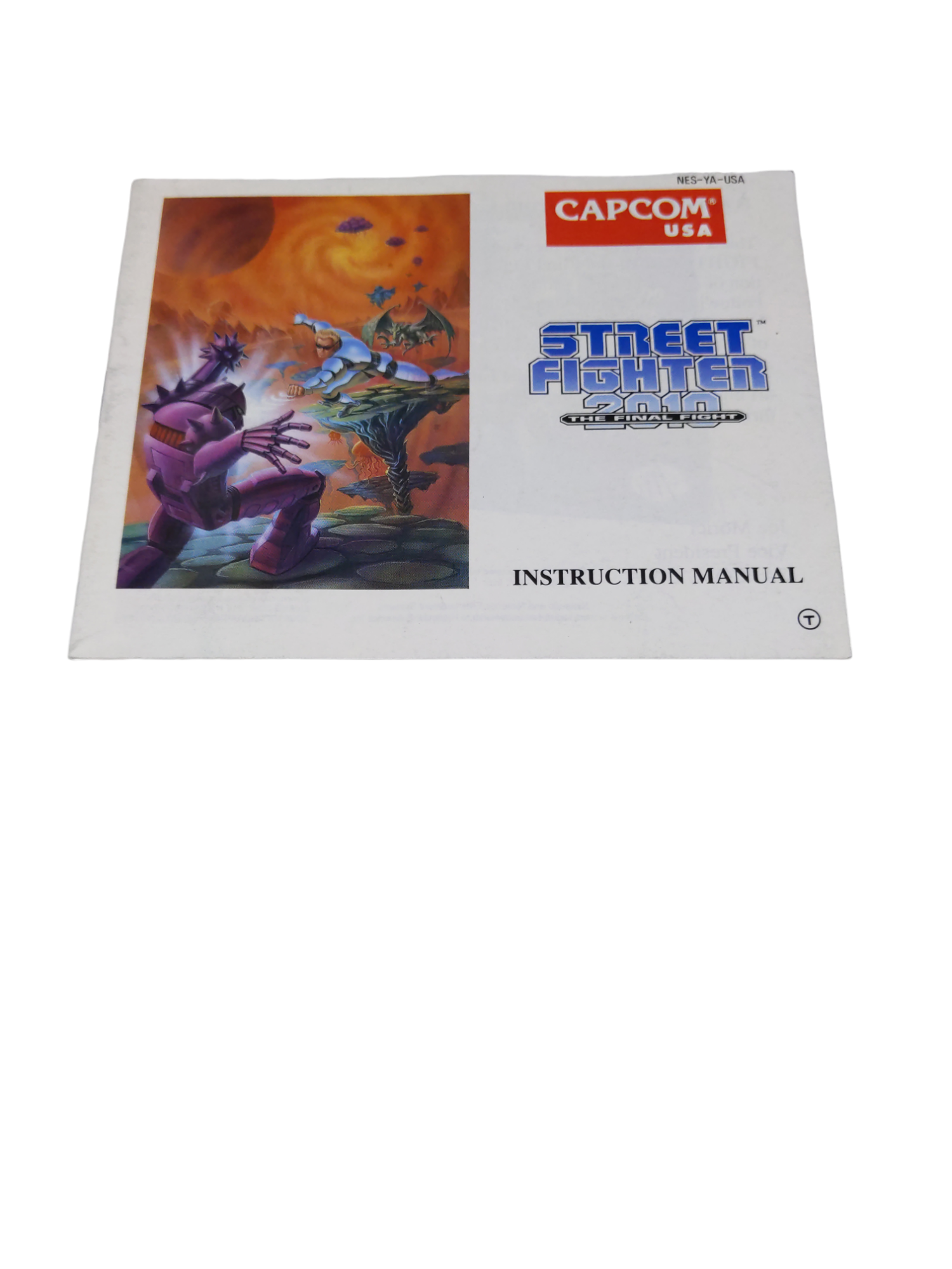 Livret NES-YA-USA Street Fighter 2010: The Final Fight NES