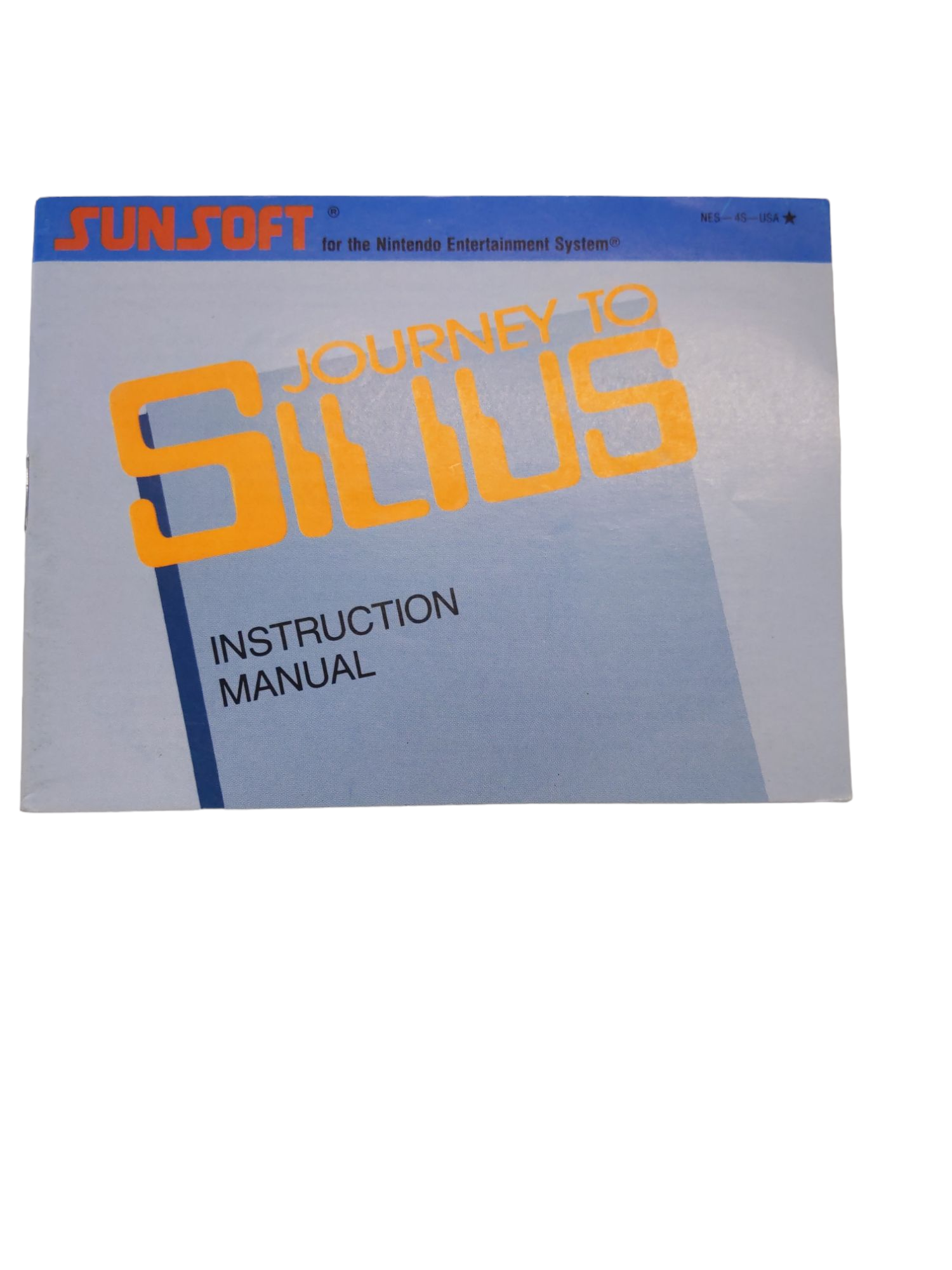 Livret NES-4S-USA Journey To Silius NES