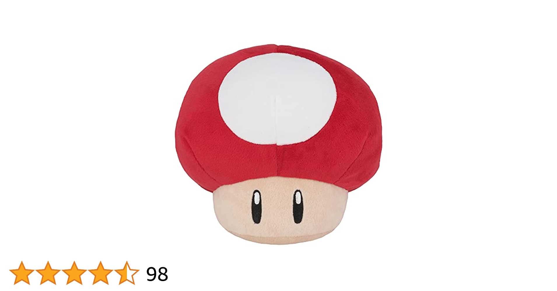 Toutou/Coussin Super Mario Bros Par Sanei - Super Champignon 15CM