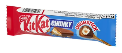 Tablette De Chocolat KitKat Chunky Par Nestlé - Saveur Drumstick 44G