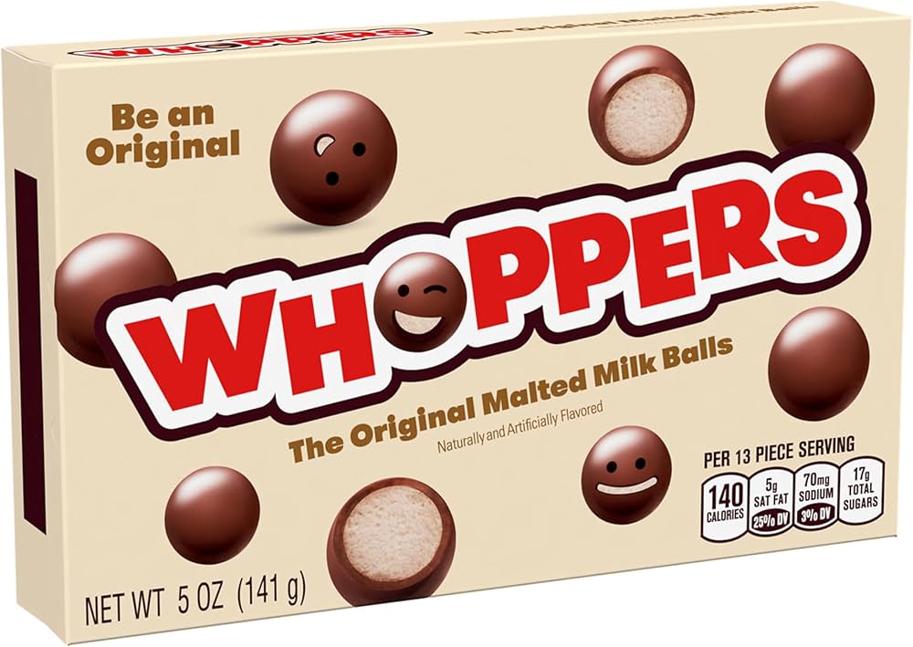 Chocolat Whoppers Original Par Hershey - 141G
