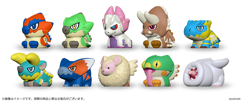 Gashapon Monster Hunter Figure Builder Finger Puppet Vol.1 -  Un Item Au Hasard