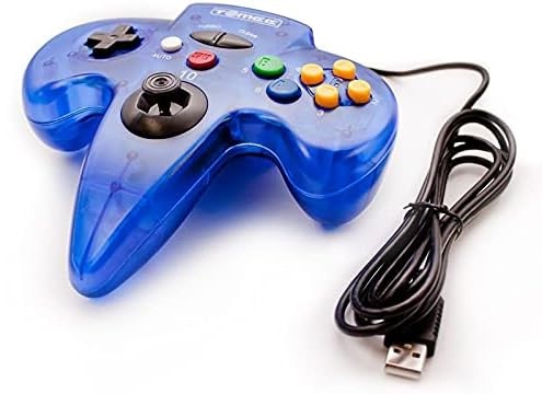 Manette Turbo Nintendo 64 / N64 Par Tomee -  Bleu