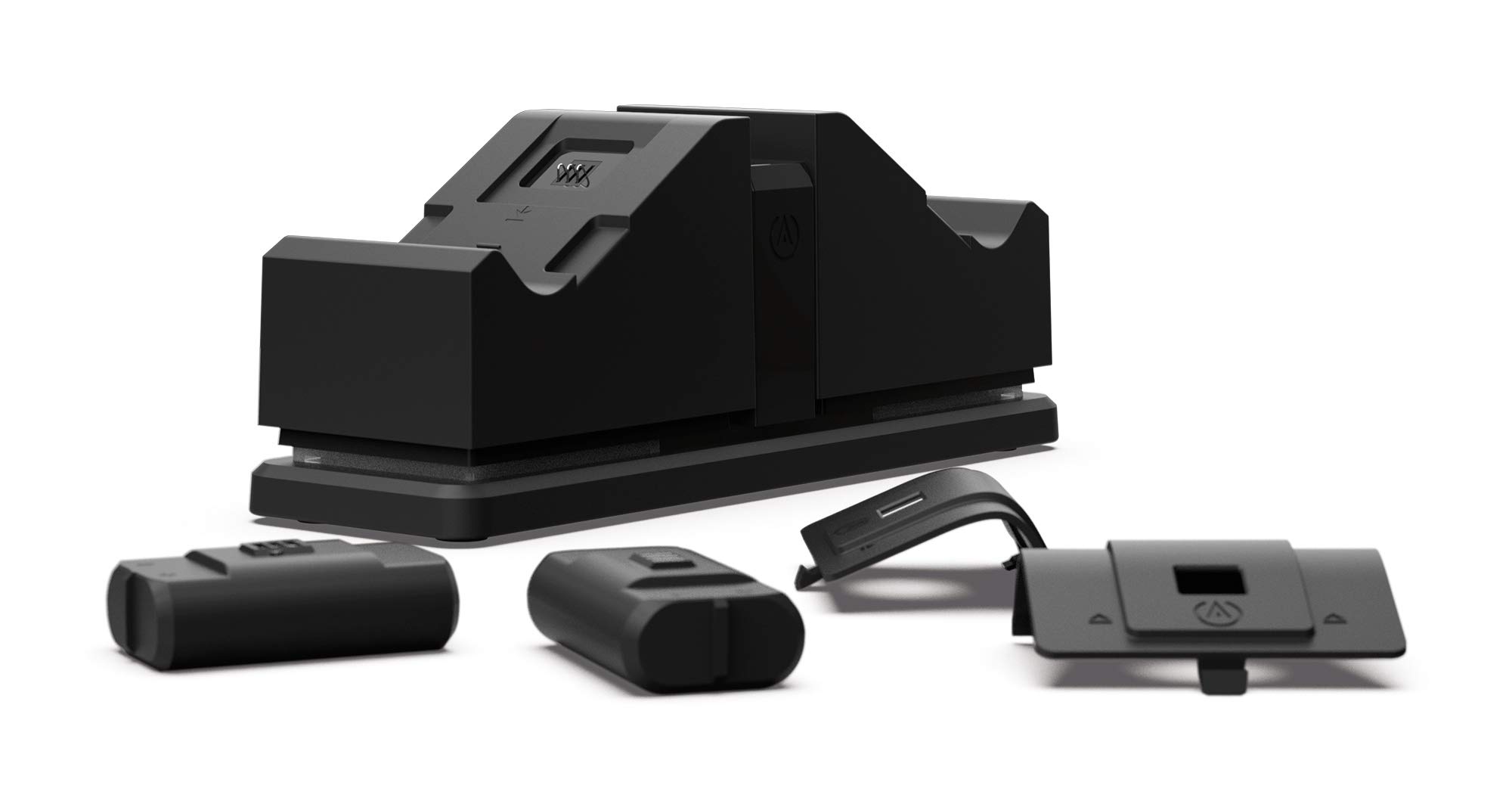 Station De Recharge Pour 2 Manettes Xbox One Incluant 2 Batteries et Couvercle Par PowerA