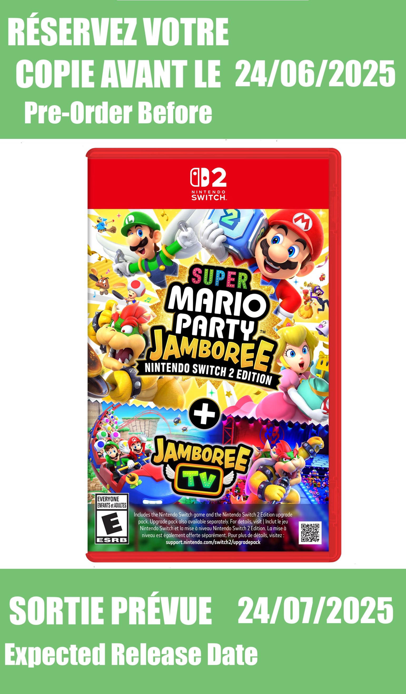 *Précommande* Super Mario Party Jamboree Nintendo Switch 2 Edition + Jamboree TV / Switch 2