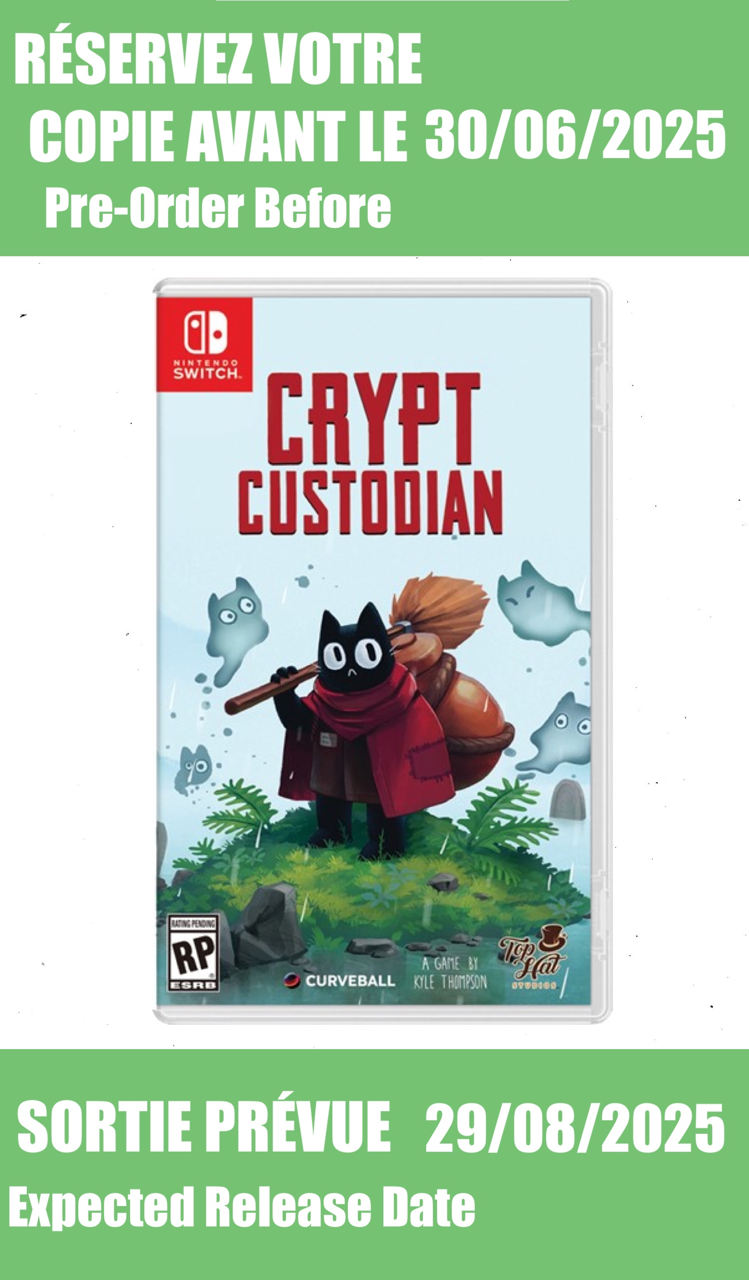 *Précommande* Crypt Custodian / Switch