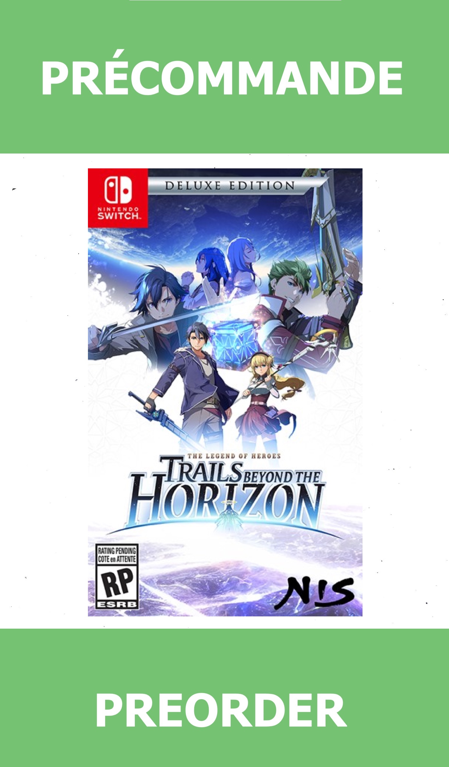 *Précommande* The Legend of Heroes: Trails beyond the Horizon/Switch 26/01/2026 79.99$