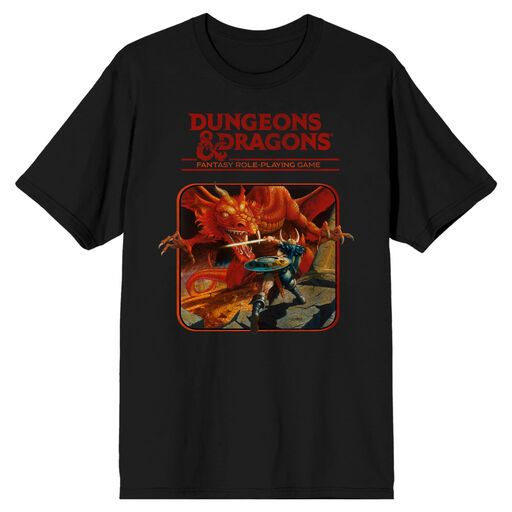 T-Shirt Dungeons And Dragons - Fantasy Role Playing Game (Noir)