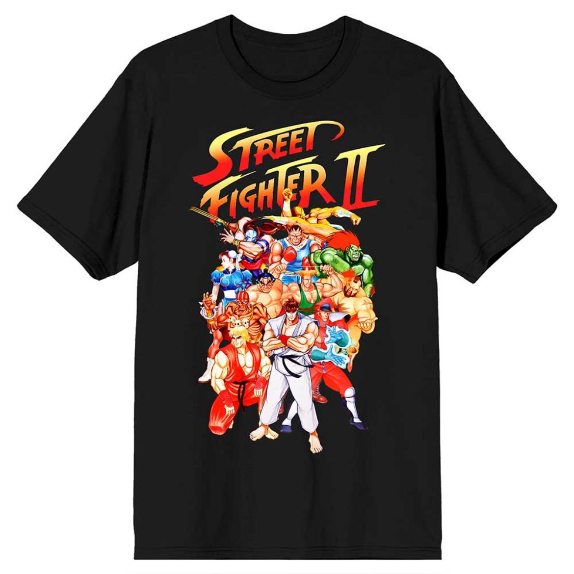 T-Shirt Street Fighter - Character Group (Noir)