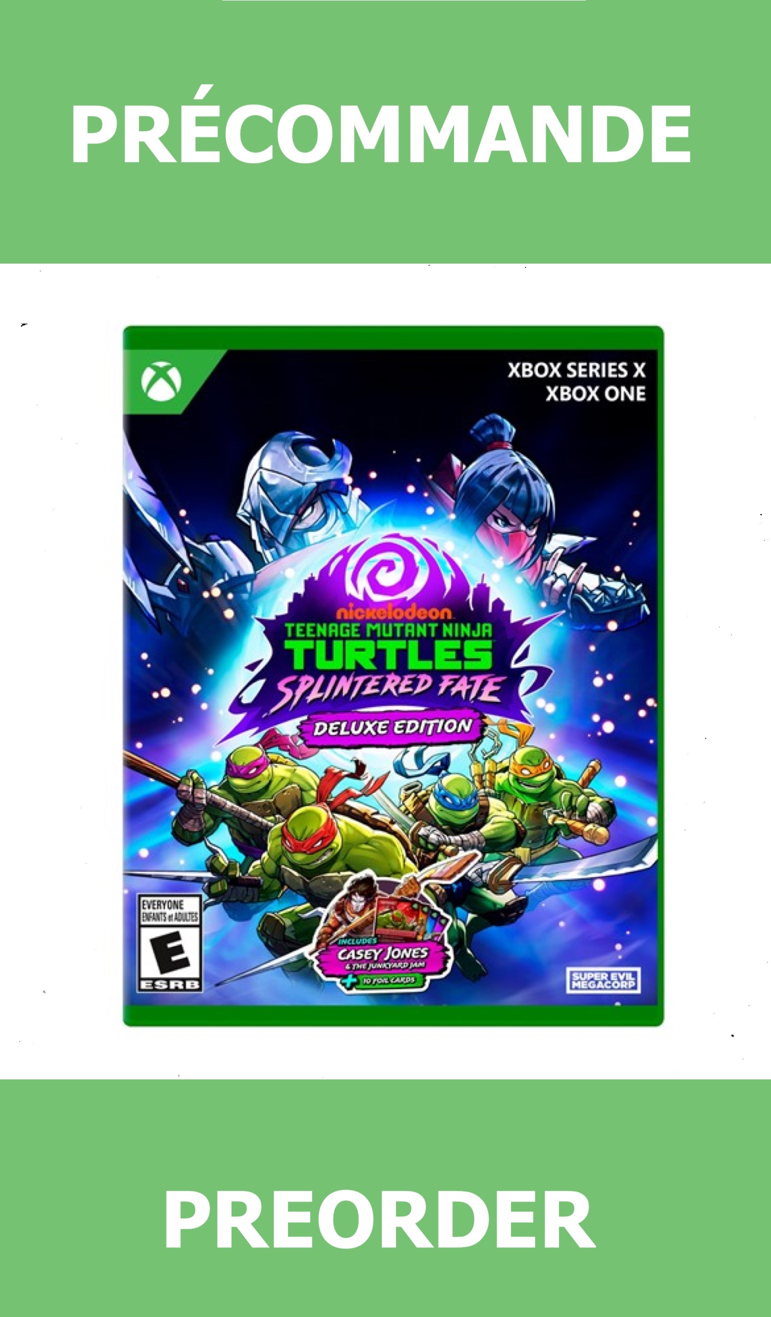 *Précommande* Teenage Mutant Ninja Turtles: Splintered Fate Deluxe Edition/Xbox One 30/09/2025 54.9
