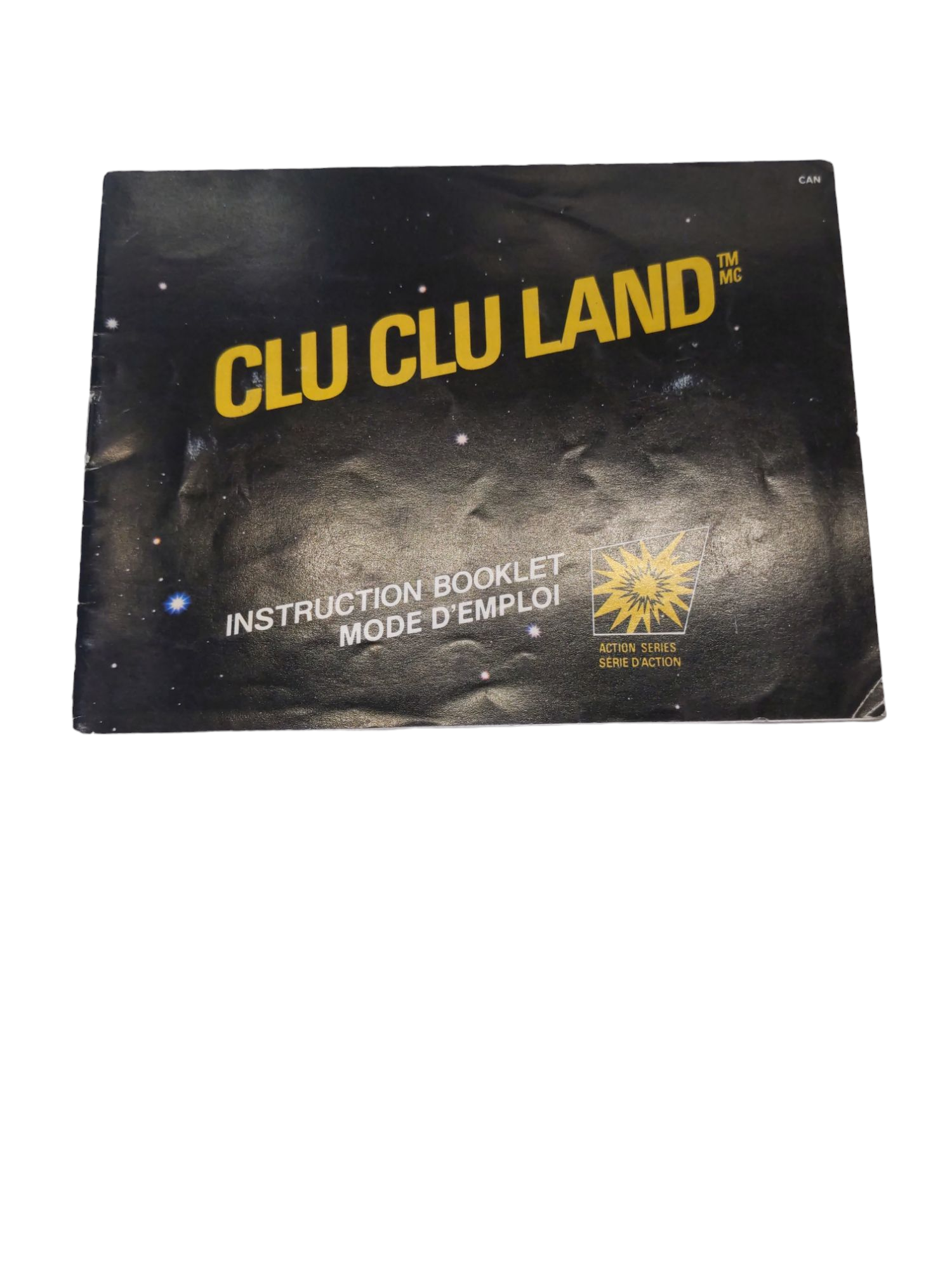 Livret CAN Clu Clu Land NES