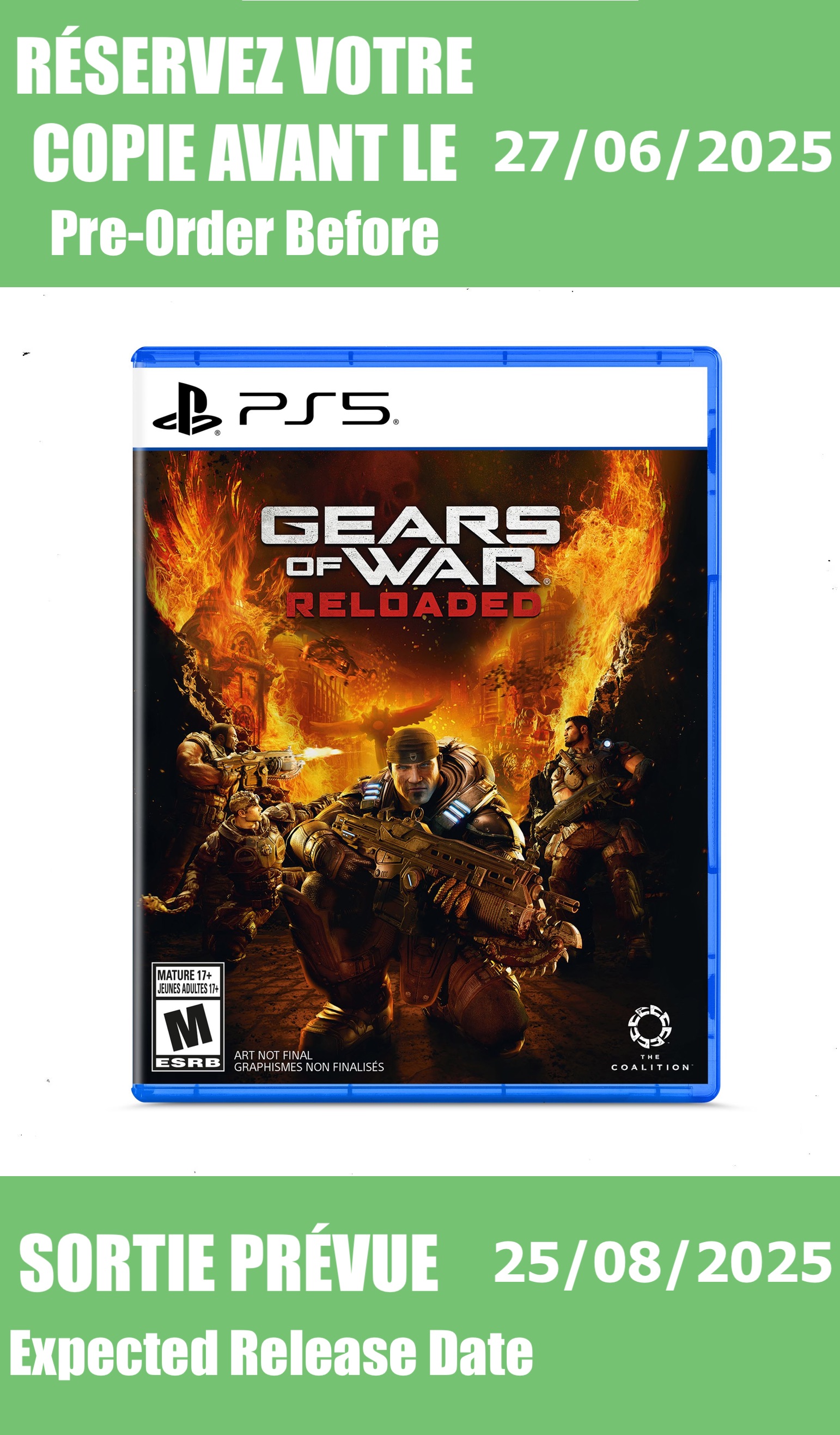 *Précommande* Gears of War Reloaded / PS5