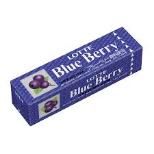 Gomme Lotte Au Bleuet Par Glico - 9 Morceaux