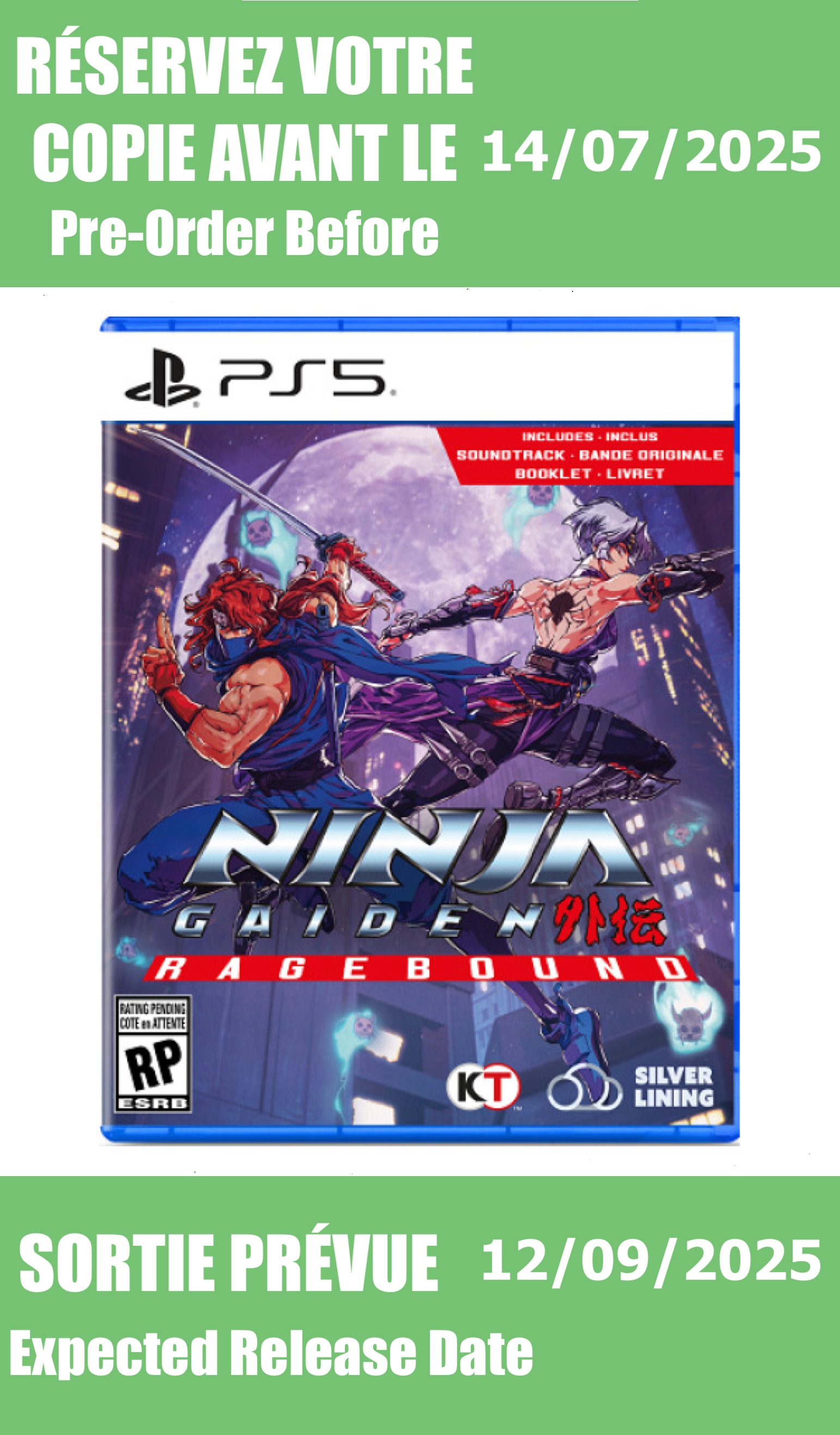*Précommande* Ninja Gaiden Ragebound/PS5