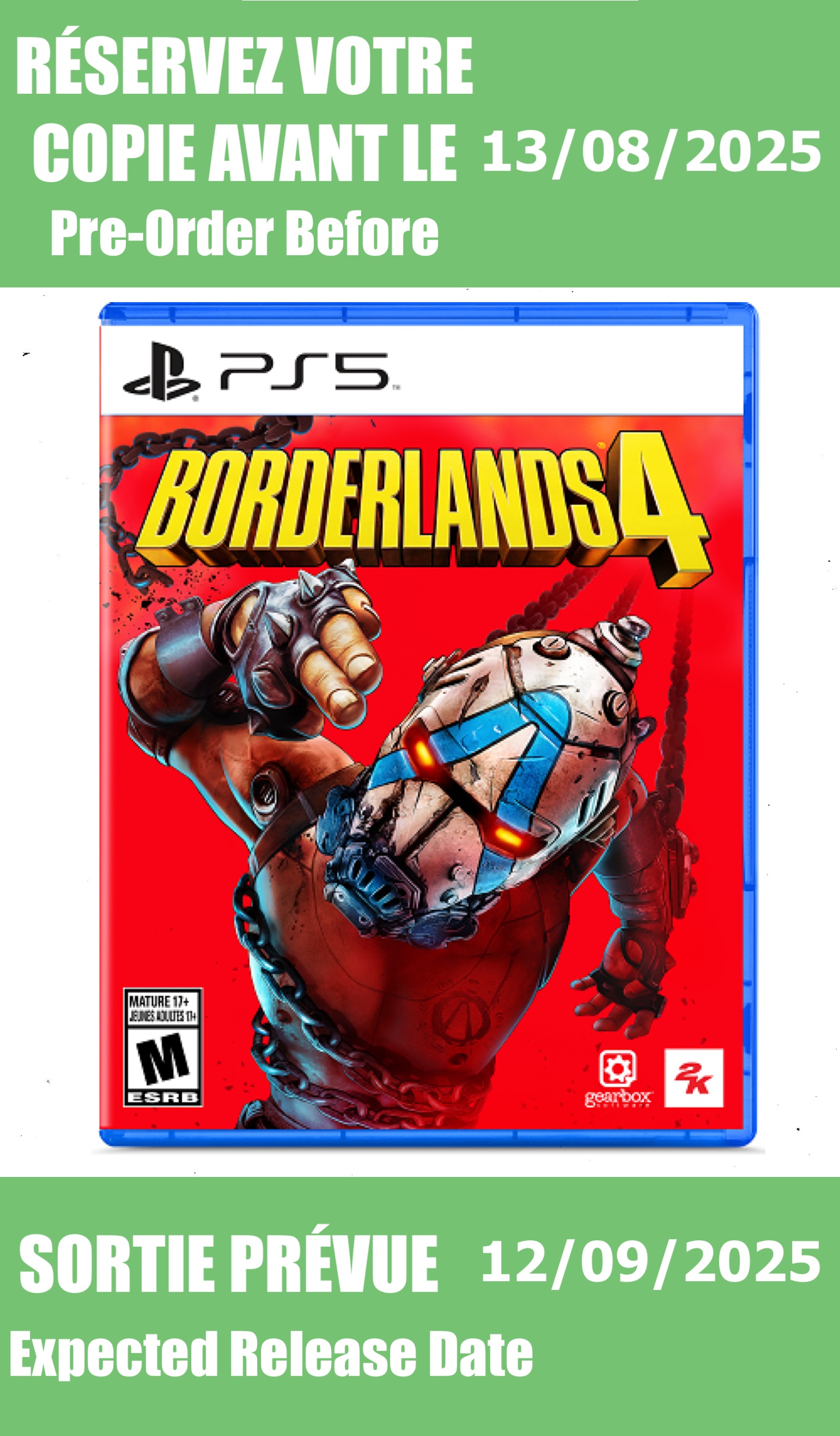 *Précommande* Borderlands 4/PS5