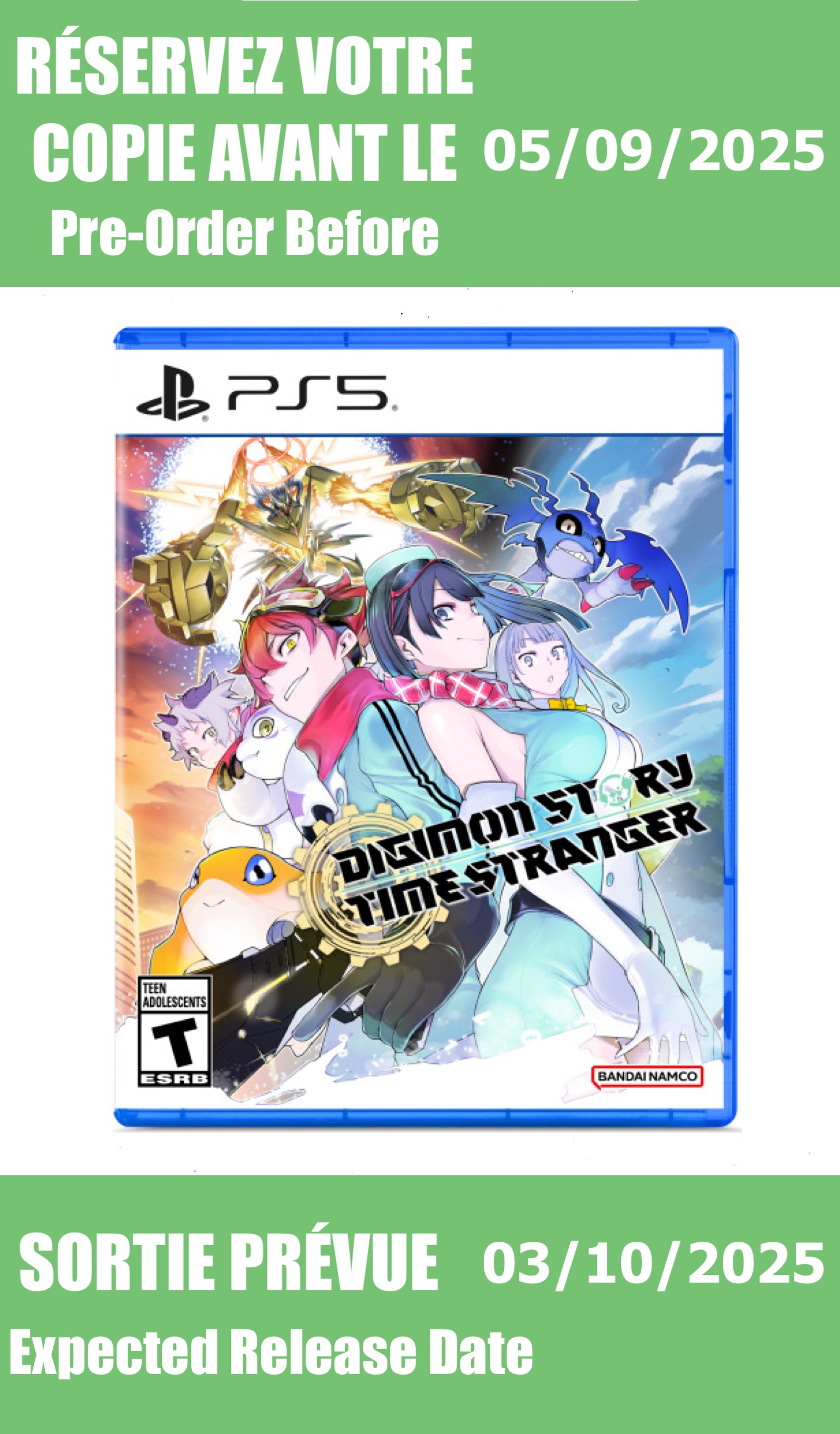 *Précommande* Digimon Story: Time Stranger/PS5