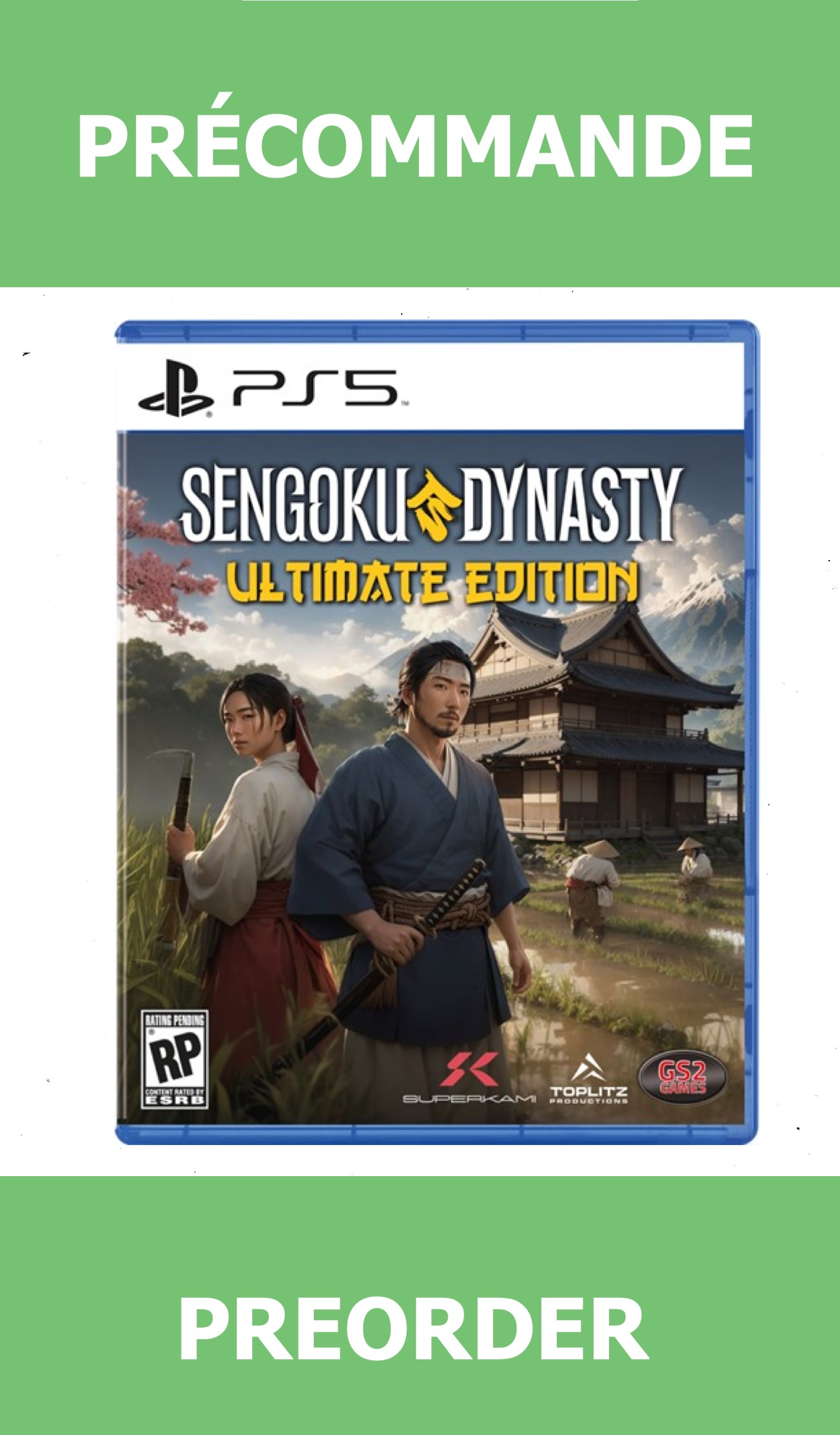 *Précommande* Sengoku Dynasty Ultimate Edition/PS5 30/09/2025 69.99$